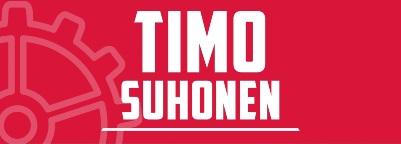 Eduskuntavaaliehdokas Timo Suhonen Siilinjärvellä 23.2.