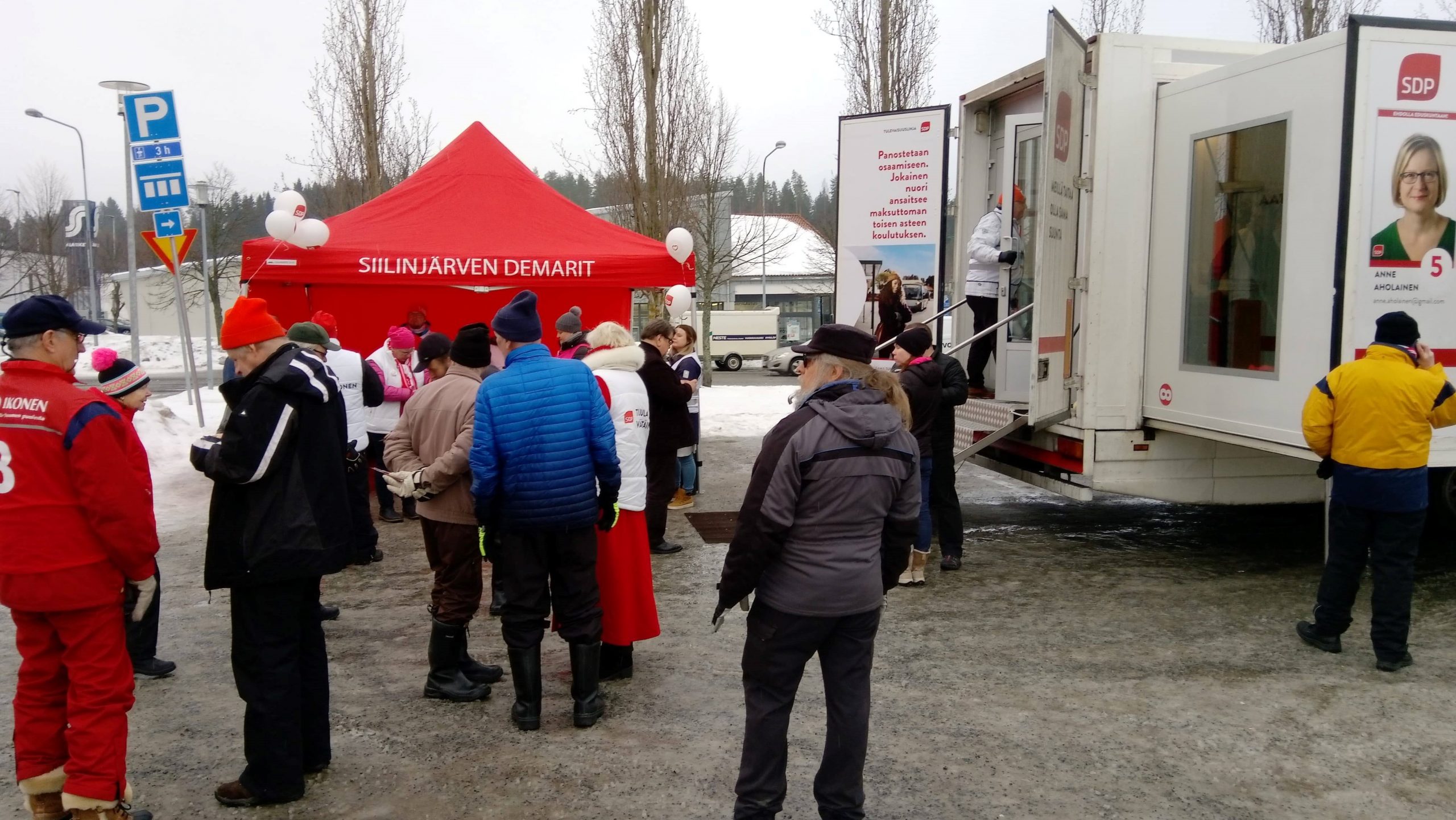 Piirin rekkakiertue kävi Siilinjärvellä